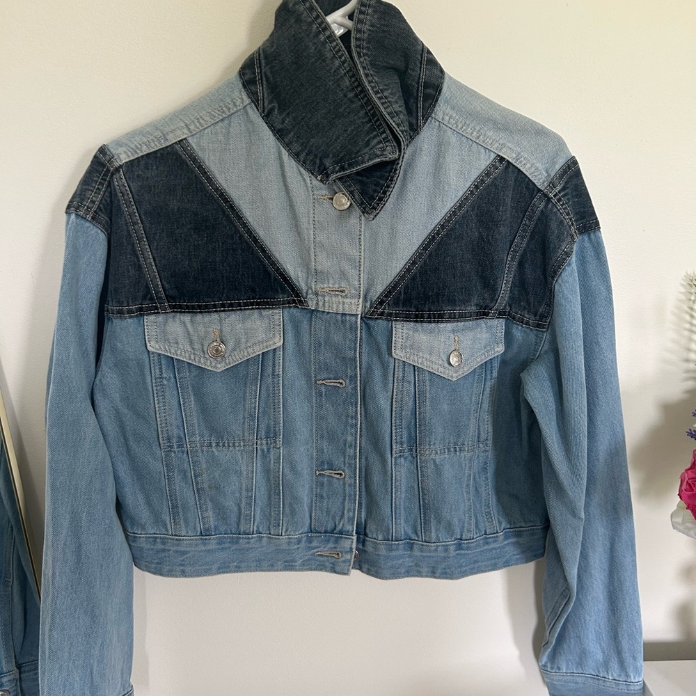 Wild Fable Two-Tone Denim Jacket